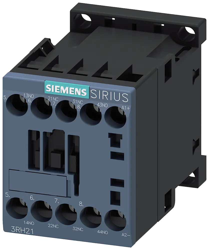 Produktfoto 1 von Siemens 3RH2122-1BB40 - Hilfsschütz, 2 S + 2 Ö, DC 24 V, Baugröße S00, Sch