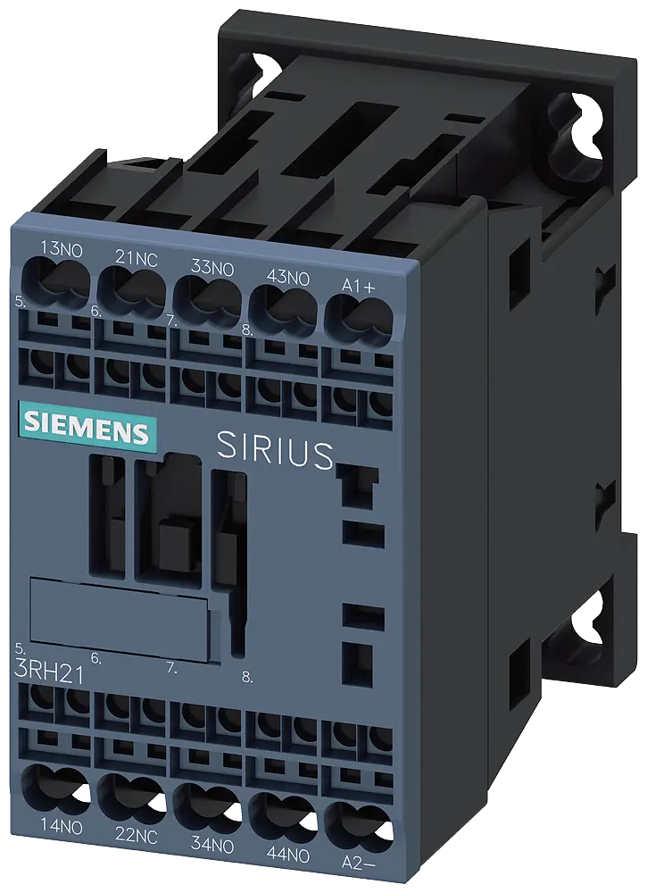 Produktfoto 1 von Siemens 3RH2131-2BB40 - Hilfsschütz, 3 S + 1 Ö, DC 24 V, Baugröße S00, Fed