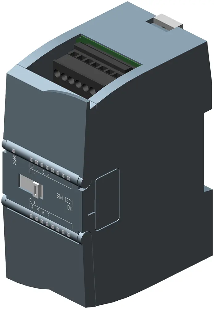 Produktfoto 1 von Siemens 6ES7221-1BF32-0XB0 - SIMATIC S7-1200, Digitaleingabe SM 1221, 8 DI, DC