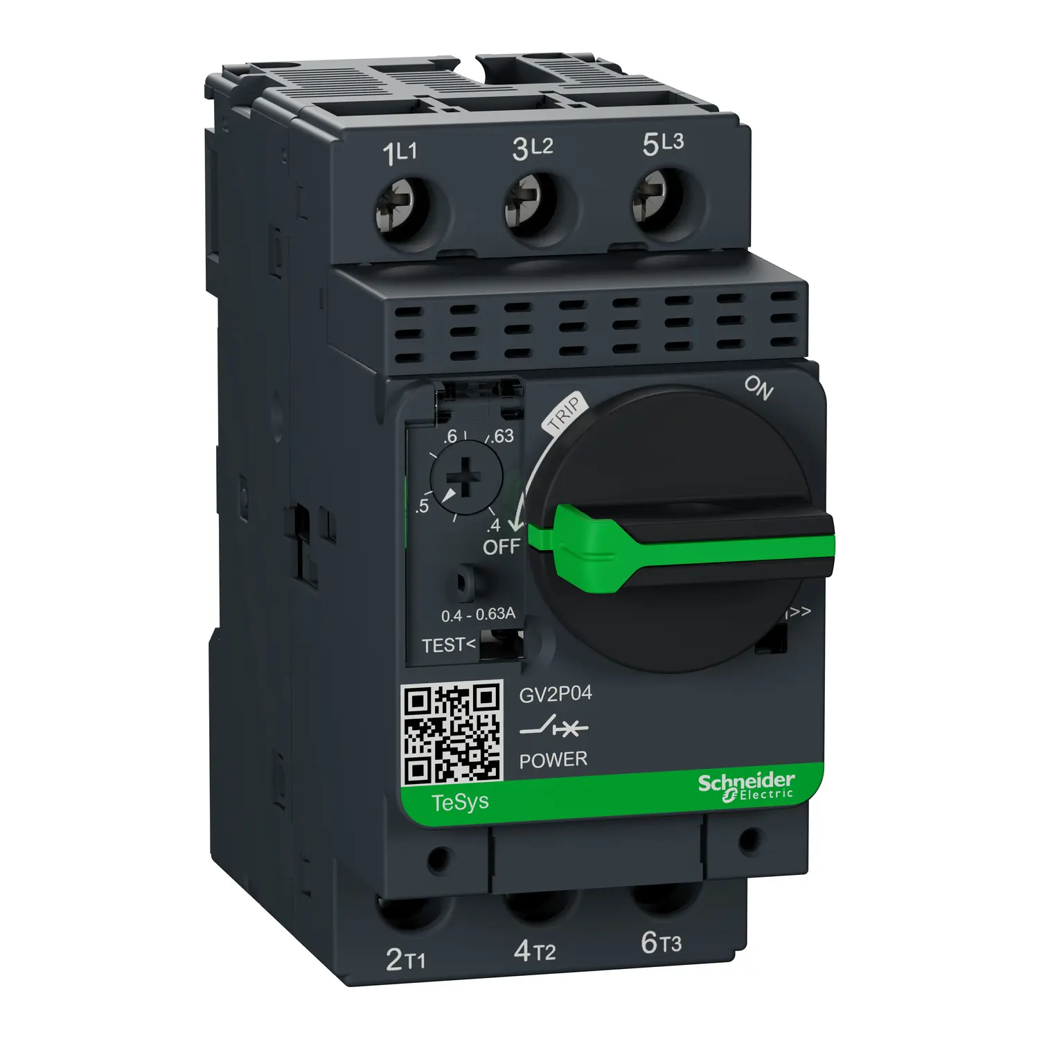 Produktfoto 1 von Schneider Electric Motorschutzschalter GV2P04