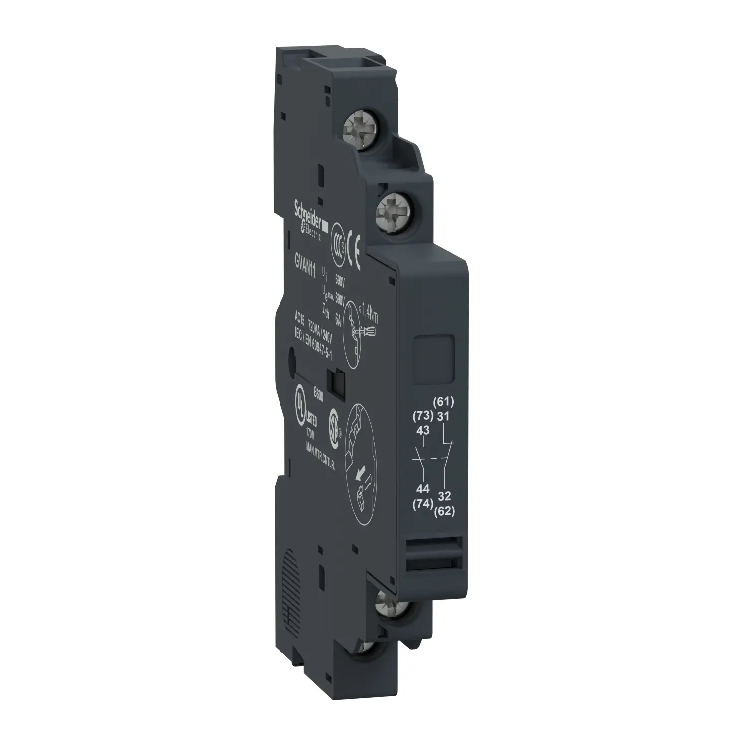 Produktfoto 1 von Schneider Electric Hilfsschalter GVAN11