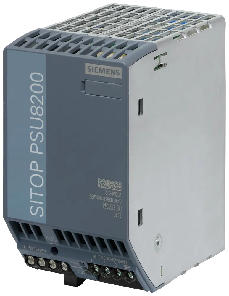 Produktfoto 1 von Siemens 6EP3436-8SB00-0AY0 - SITOP PSU8200 24 V/20 A Geregelte Stromversorgung