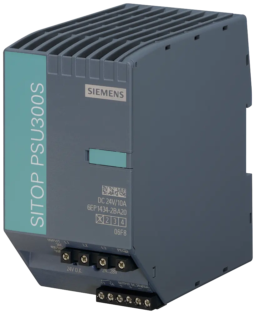 Produktfoto 1 von Siemens 6EP1434-2BA20 - SITOP PSU300S 24 V/10 A Geregelte Stromversorgung