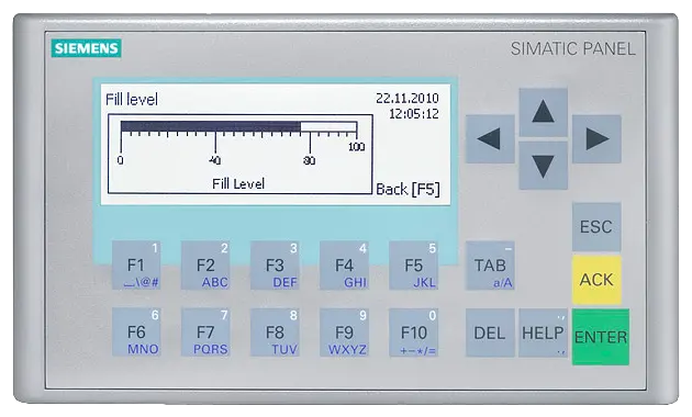 Produktfoto 1 von Siemens 6AV6647-0AH11-3AX1 - SIMATIC HMI KP300 Basic mono PN, Basic Panel, Tast