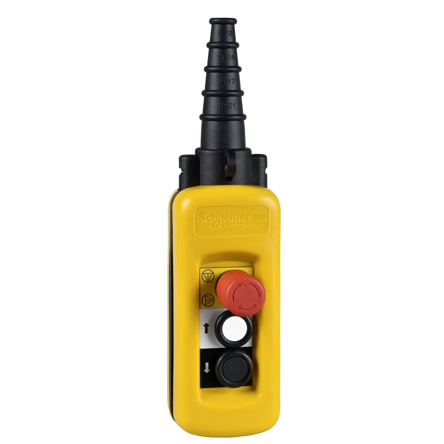 Produktfoto 1 von Hängetaster XAC-A, 2 Drucktaster 1 Not-Halt/Not-Aus-Taster