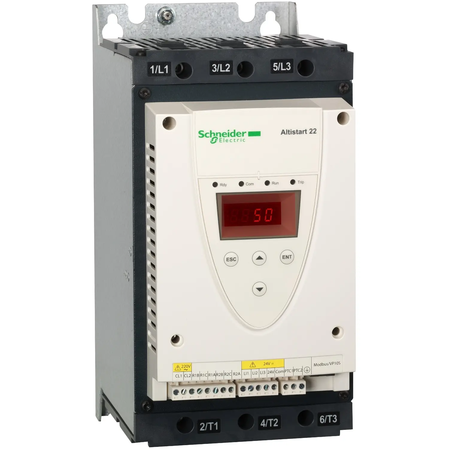 Produktfoto 1 von Sanftanlasser, ATS22, Steuerspannung 230V, Bemessungsstrom 75A 440V