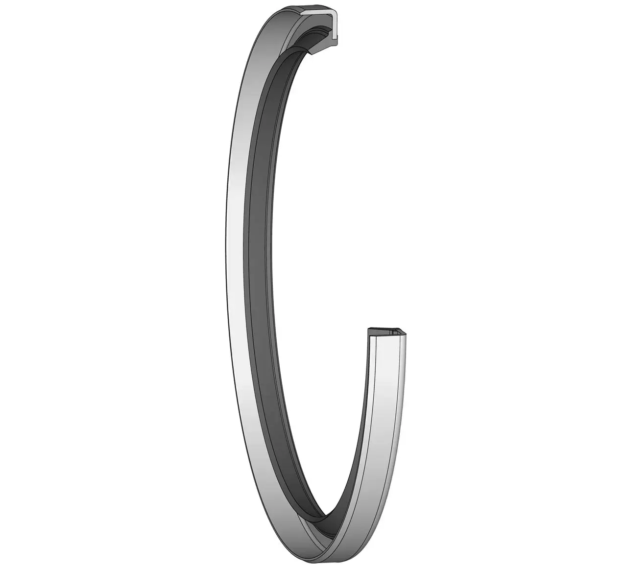 Wellendichtring 25x31x2,5 WBO NBR 70 DICHTOMATIK Werkstoff NB70C401