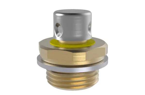Entlüftungsventil mit Kugelabdichtung EVD-018sd-002 SKARKE Messing