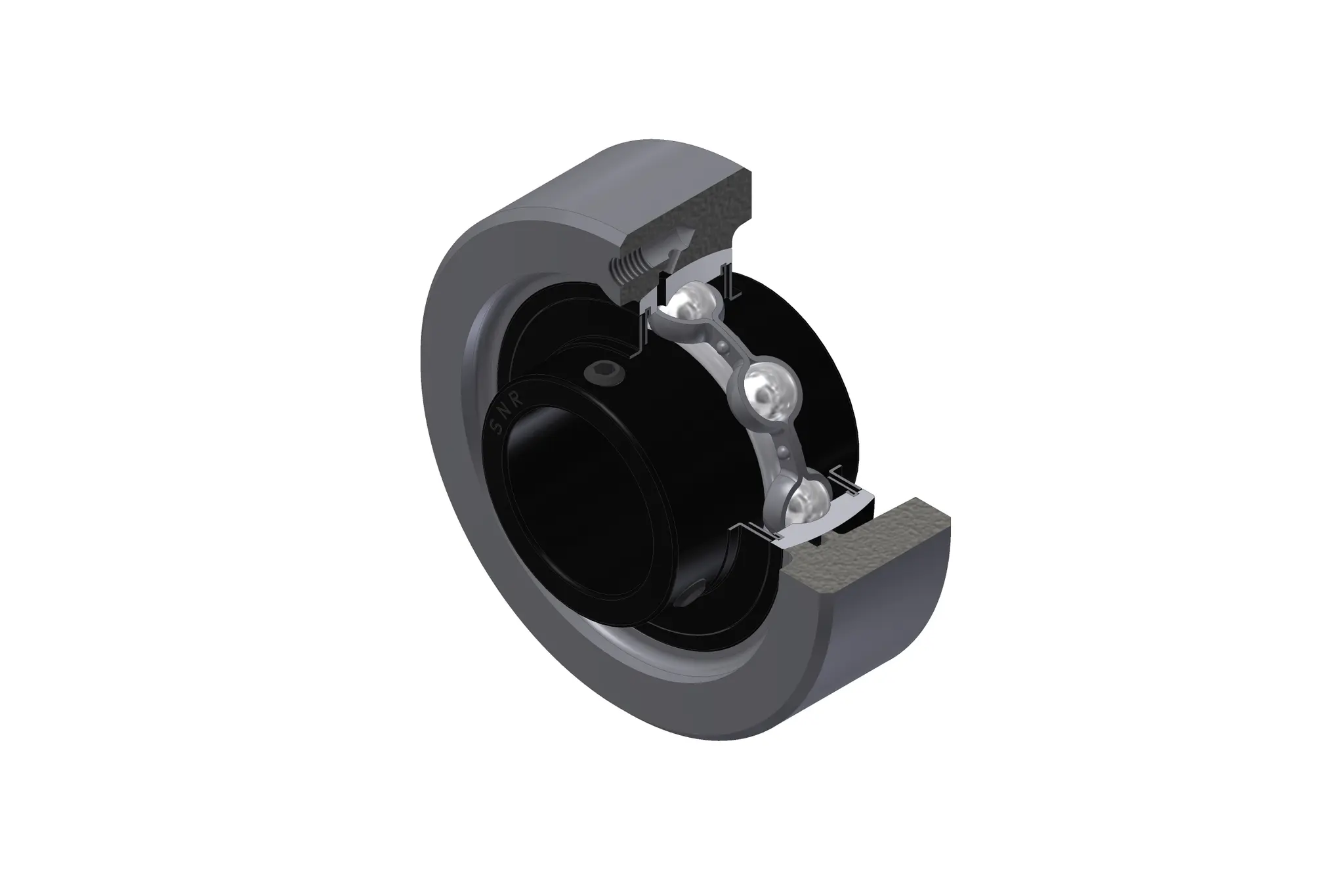 Produktfoto 1 von Schiebelager Gehäuseeinheit UCC 208 T20 SNR