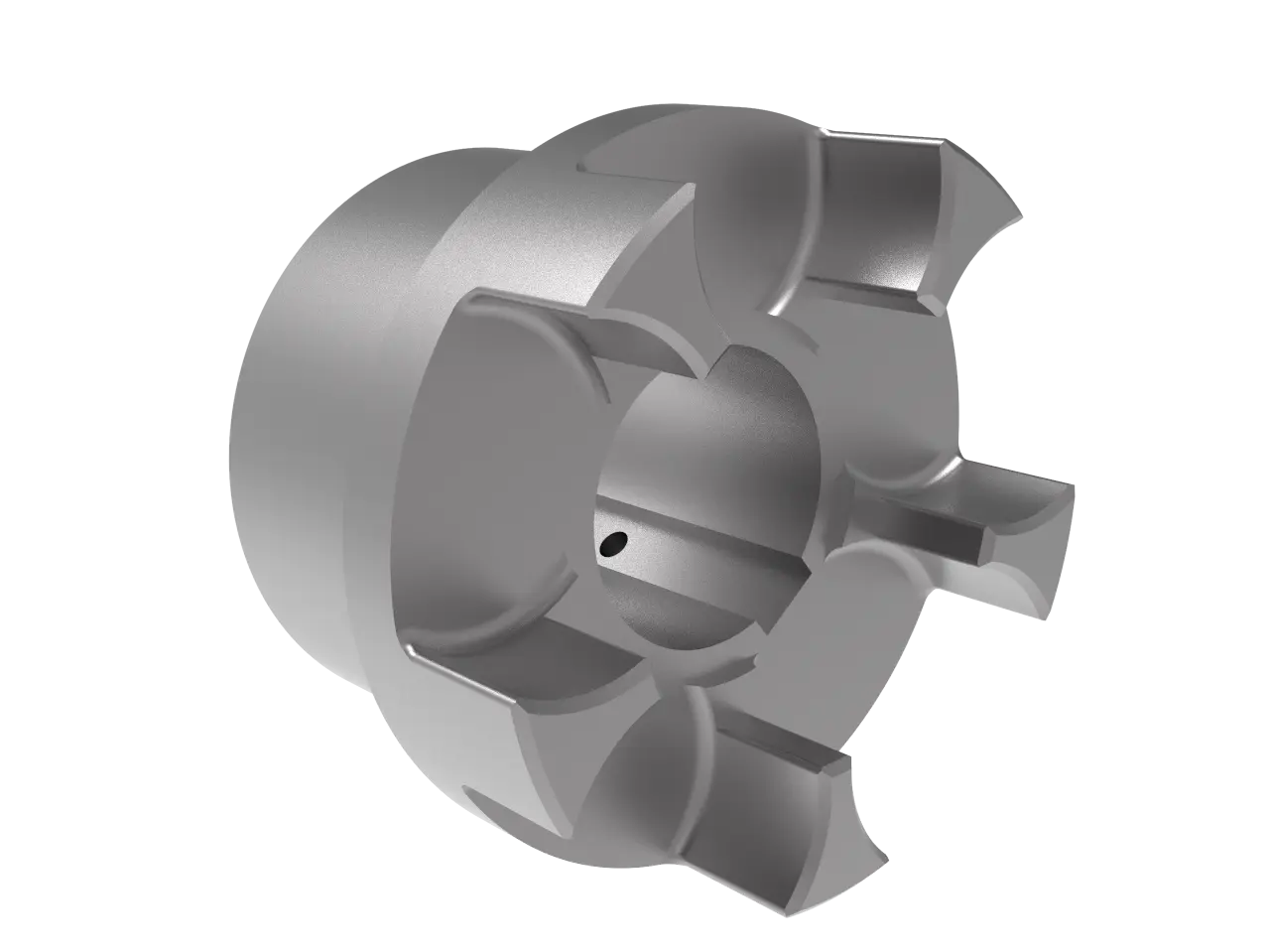 Produktfoto 1 von ROTEX 125 GGG Nabe 1.0 Ø90H7 Nut DIN 6885/1-JS9  Bauteil 1 KTR 021254009000