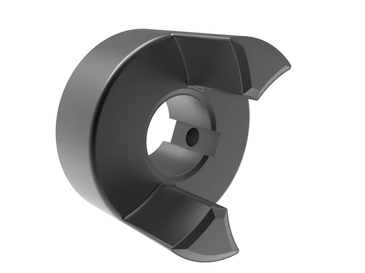 Produktfoto 1 von ROTEX 14 SINT Nabe 1.0 Ø8H7 Nut DIN 6885/1-JS9 Bauteil 1a KTR 020142100800