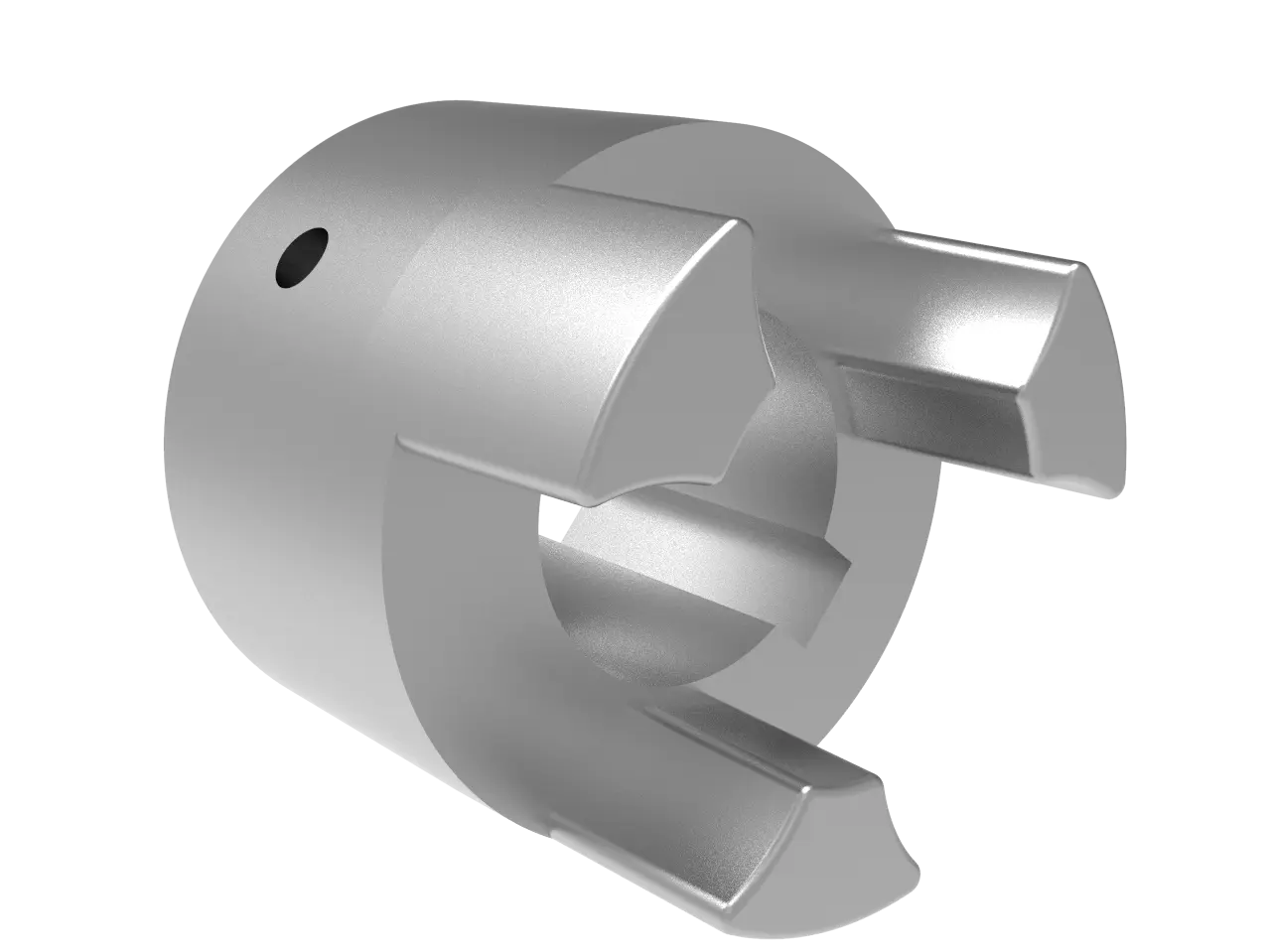 Produktfoto 1 von ROTEX 19 ALU Nabe 1.0 Ø20H7 Nut DIN 6885/1-JS9 Bauteil 1a KTR 020196102000