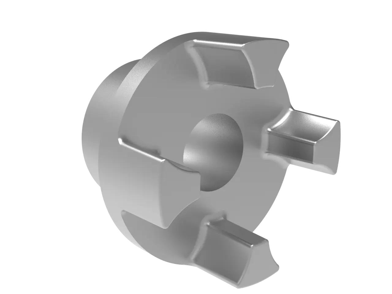 Produktfoto 1 von ROTEX 24 ALU Nabe 1.0 Ø24H7 Nut DIN 6885/1-JS9 Bauteil 1 KTR 020246002400