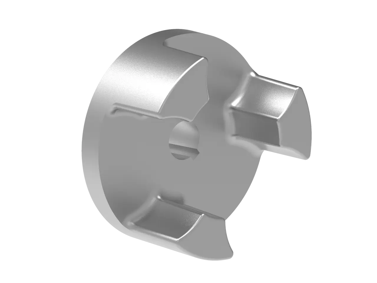 Produktfoto 1 von ROTEX 19 ALU Nabe Kegel N/1L 1:8 Ø9,7 Nut 2,4+0,05 Bauteil 1 KTR 020196031060