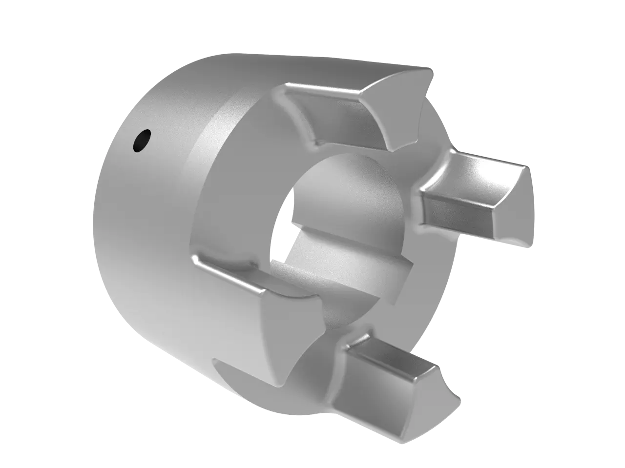 Produktfoto 1 von ROTEX 24 ALU Nabe 1.0 Ø24H7 Nut DIN 6885/1-JS9 Bauteil 1a KTR 020246102400