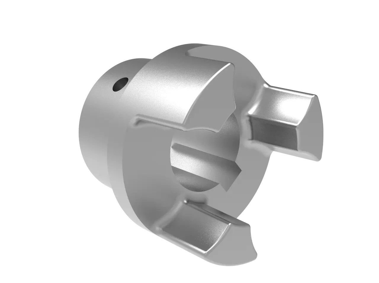 Produktfoto 1 von ROTEX 19 ALU Nabe 1.0 Ø15H7 Nut DIN 6885/1-JS9 Bauteil 1 KTR 020196001500