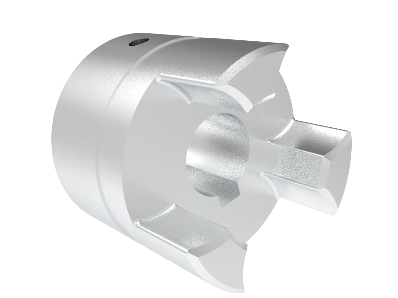 Produktfoto 1 von ROTEX GS 19 AL-H Nabe 1.0 Ø19H7 Nut DIN 6885/1-JS9 KTR 550197101900