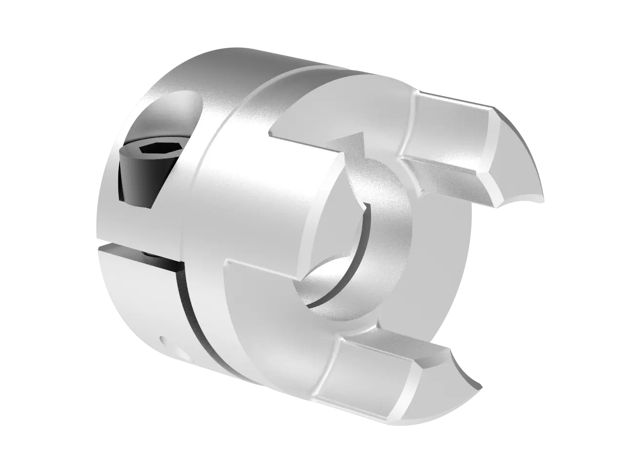 Produktfoto 1 von ROTEX GS 19 AL-H Klemmnabe DH 7.6 Ø14H7 Nut KTR 550197151444