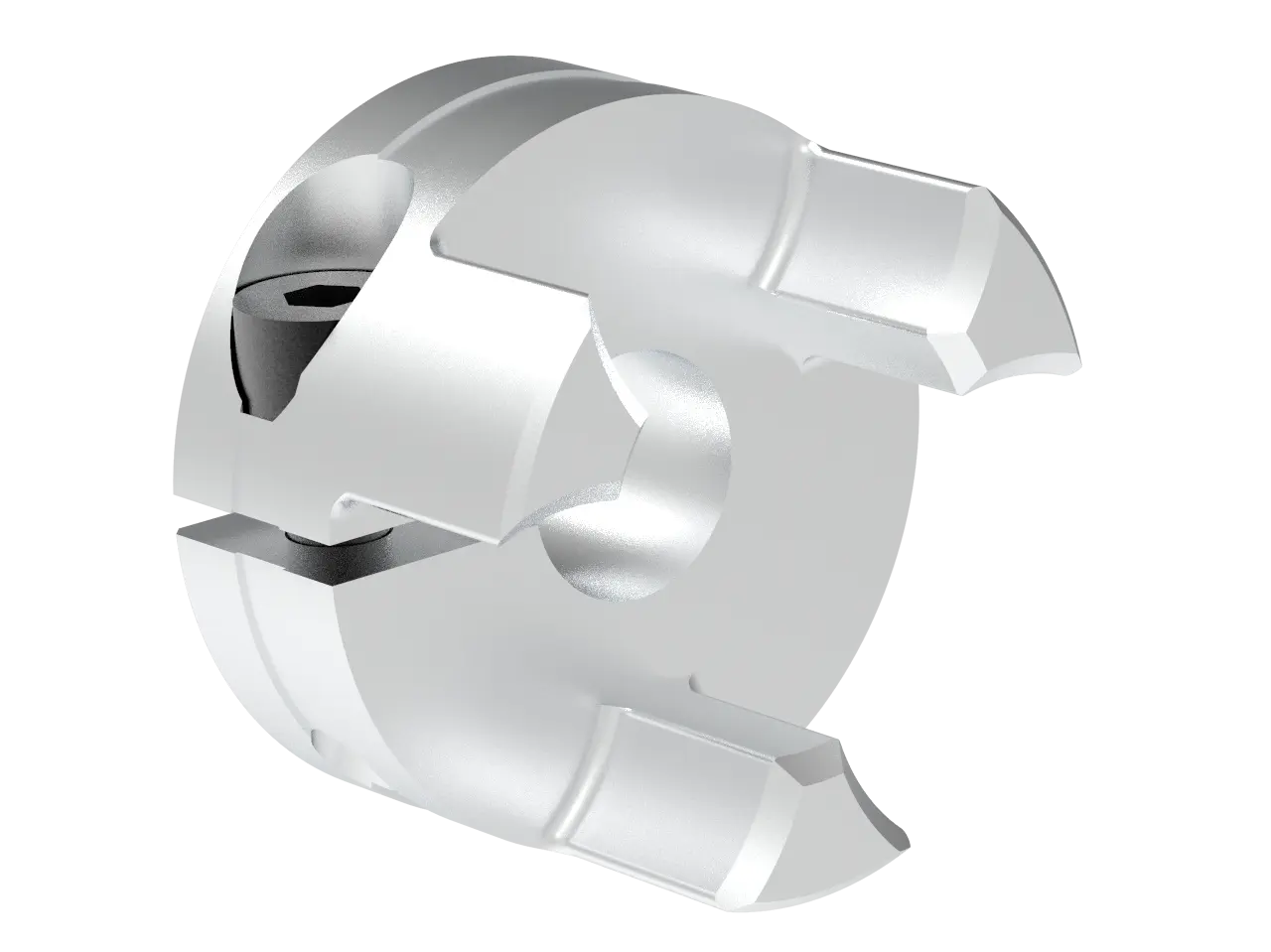 Produktfoto 1 von ROTEX GS 16 AL-H Klemmnabe C 2.8 Ø10H7 ohne Nut KTR 550167161055