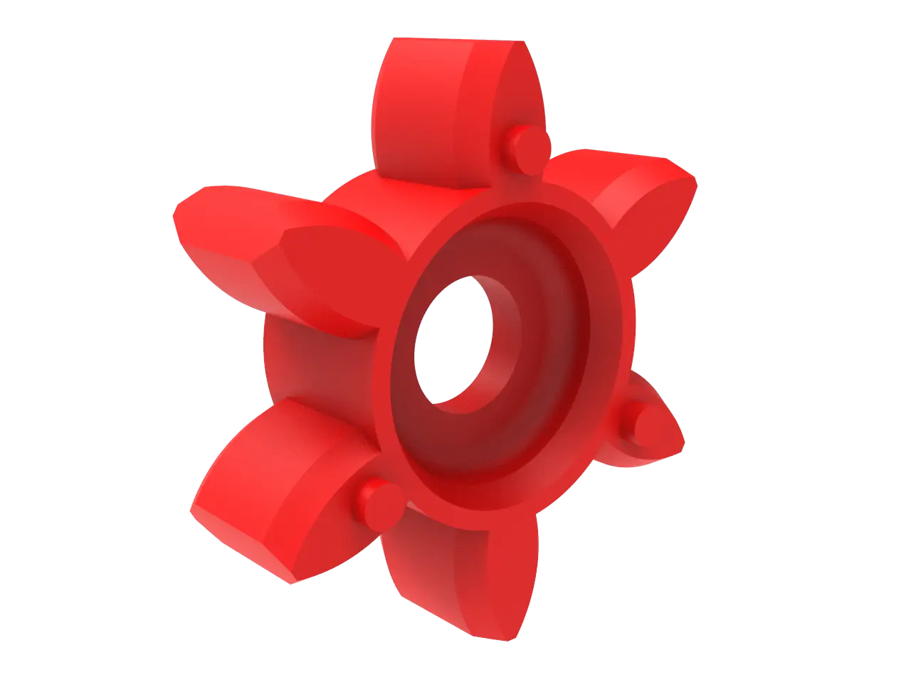 Produktfoto 1 von ROTEX GS 19 Zahnkranz 98 Sh-A-GS =P= rot Innen-Ø9,5 KTR 550191000095