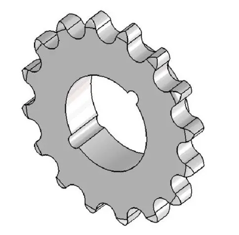 Kettenrad 08 B-1 14 Zähne (gehärtet) für Taper Spannbuchse TSUBAKI