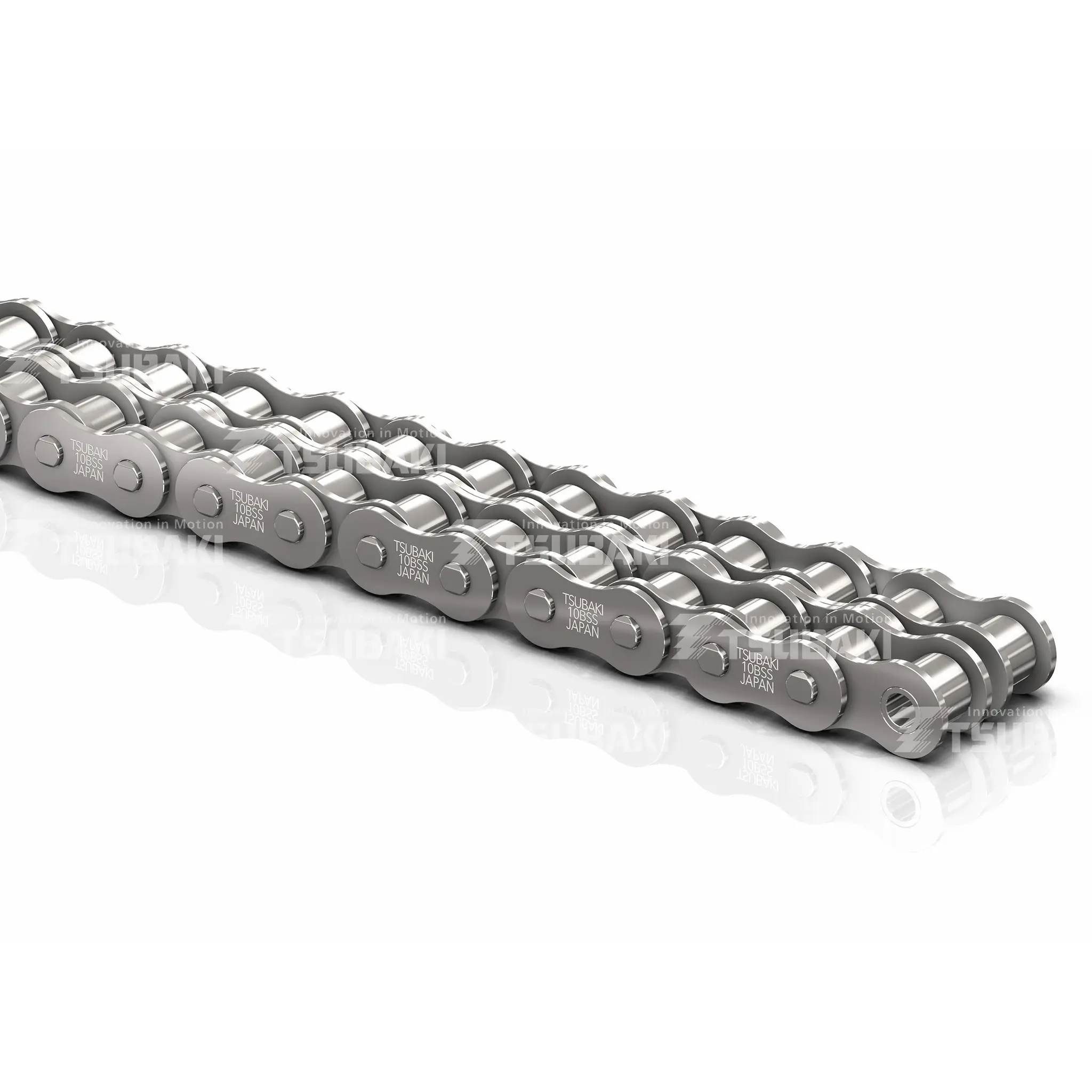 Produktfoto 1 von Rollenkette 10 B-2 SS 162 Glieder TSUBAKI