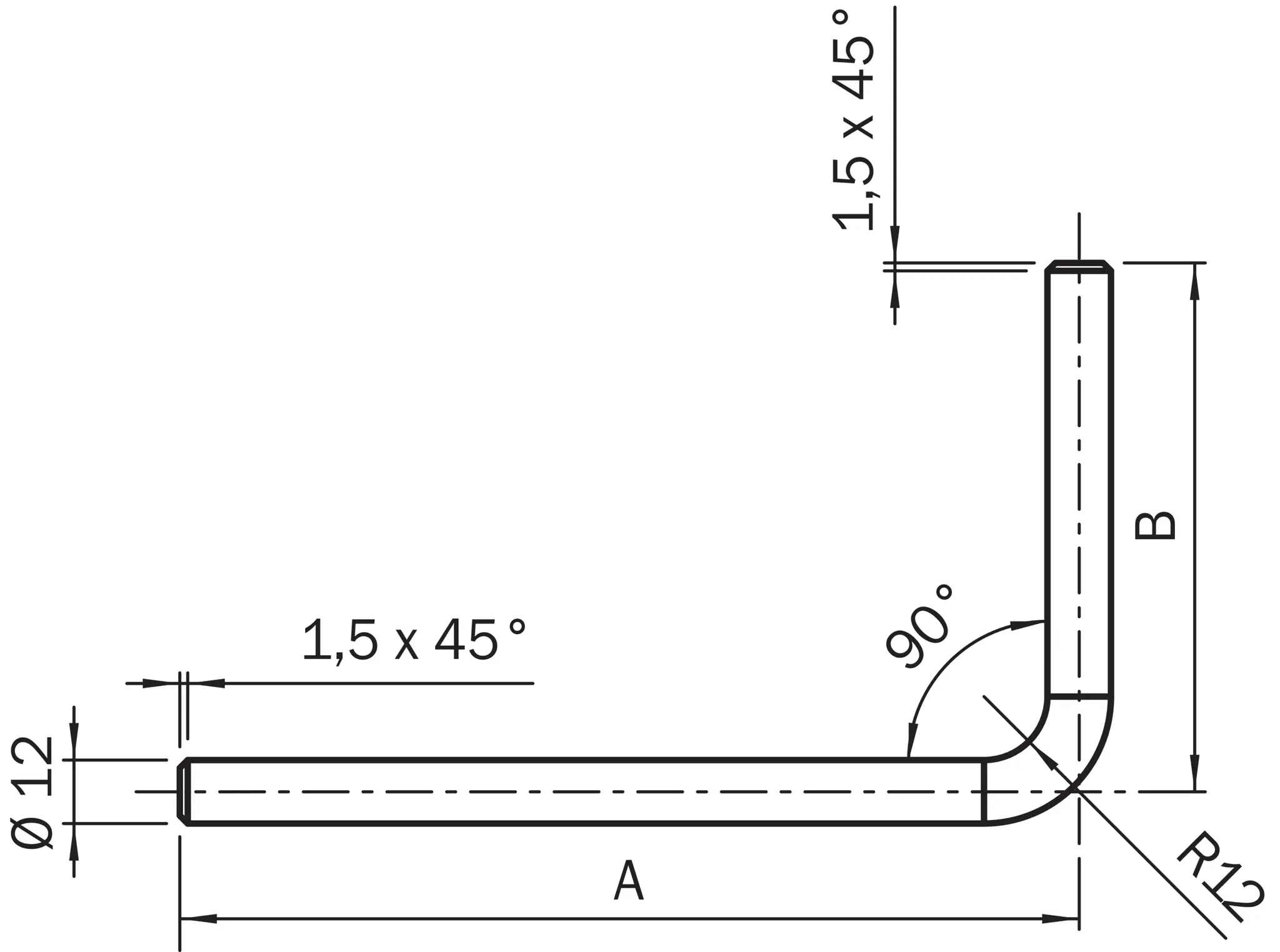 Produktfoto 1 von Befestigungstechnik, BEF-MS12L-NB