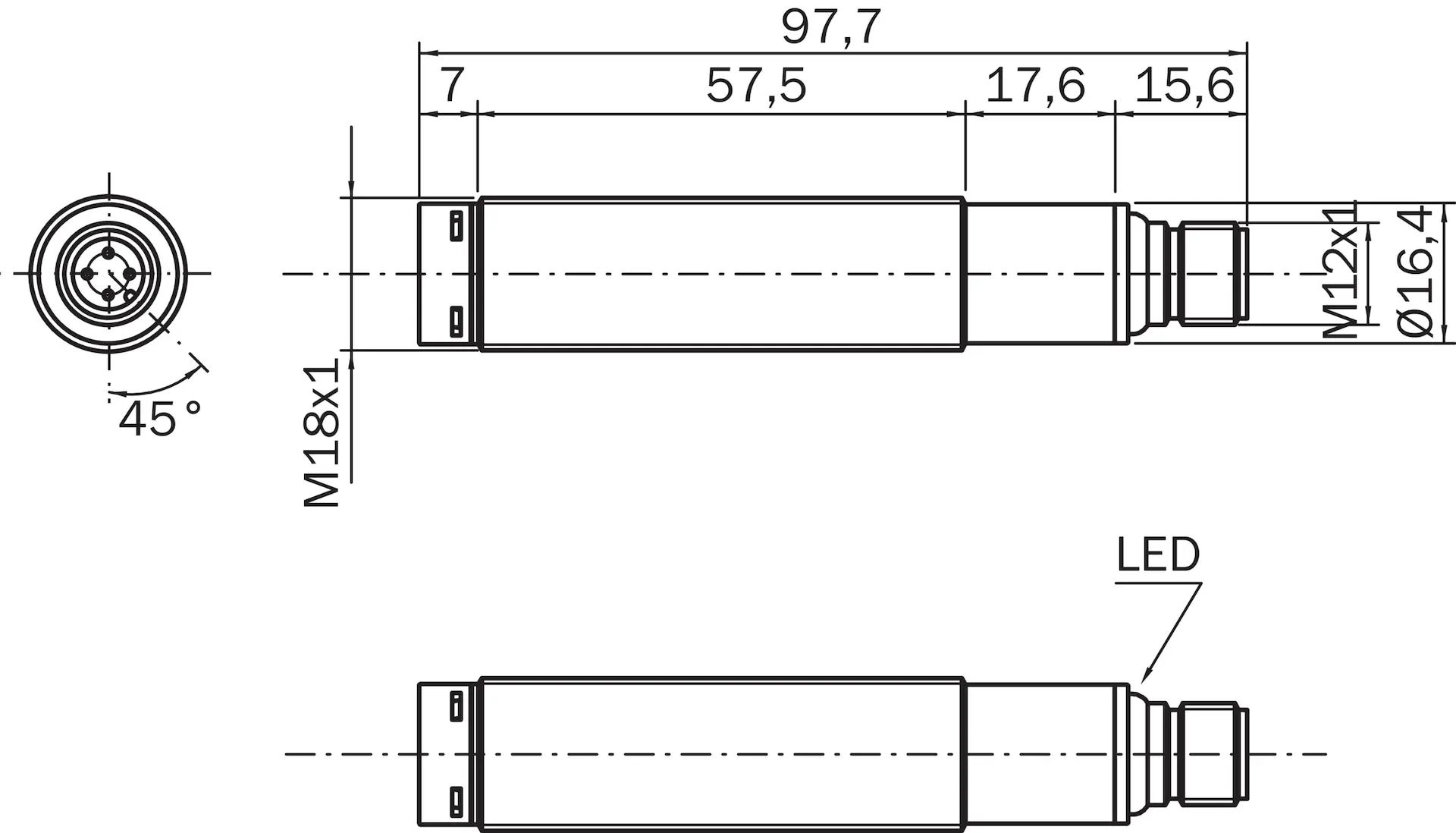 Produktfoto 1 von Sicherheitslichtschranken, L21S-21MA1A