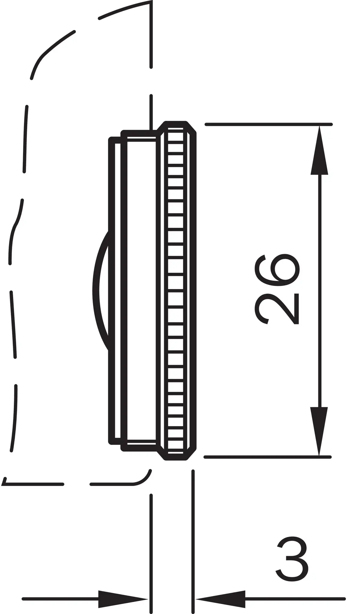 Produktfoto 1 von Reflektoren und Optik, OBJ-LUT3-20