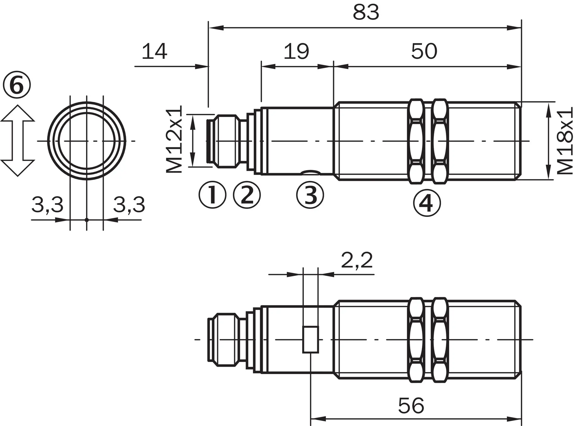 Produktfoto 1 von Lichttaster und Lichtschranken, VS/VE18-4P3140V