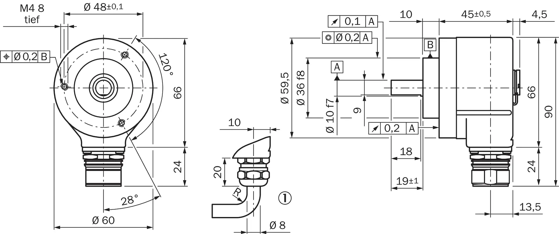 Absolut-Encoder, ARS60-H4A02048