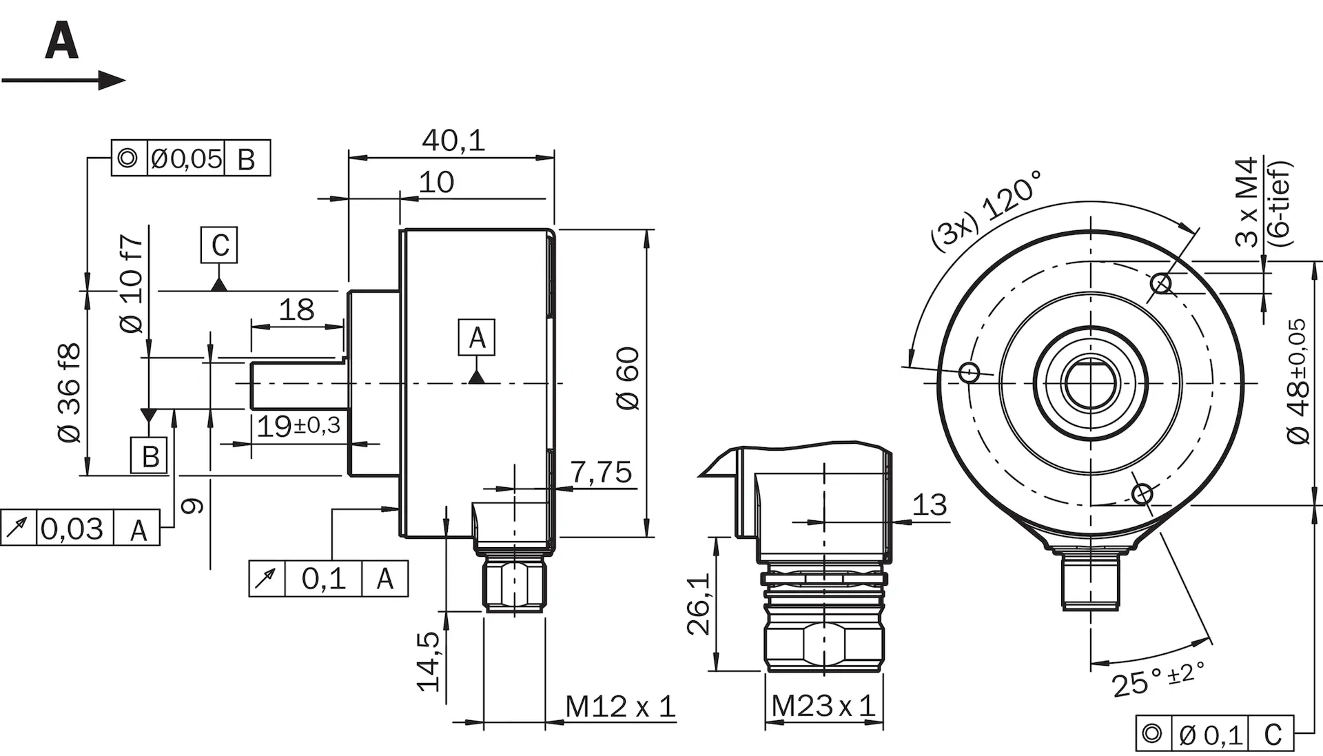 Produktfoto 1 von Absolut-Encoder, AFS60B-S4AA004096