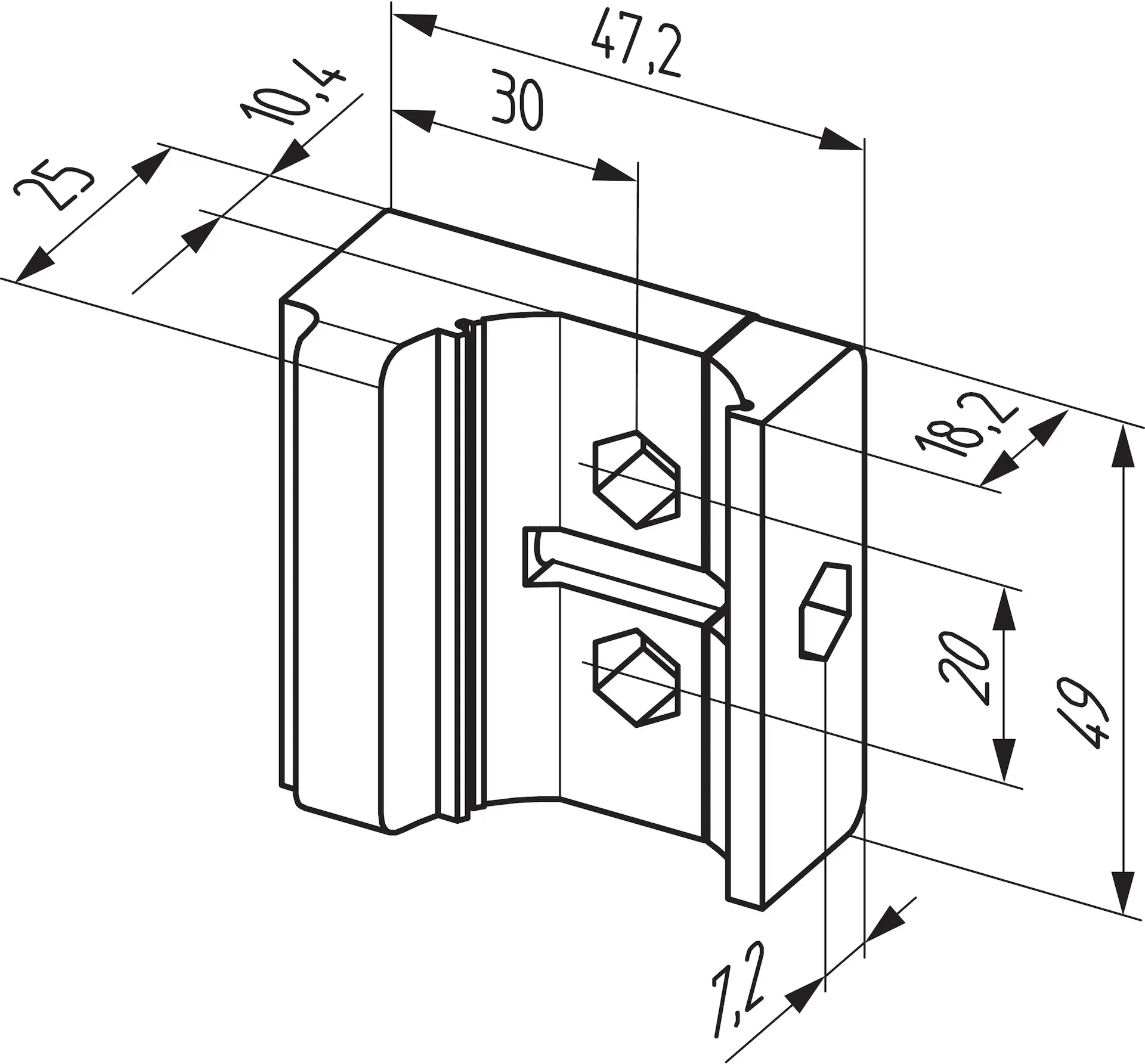 Produktfoto 1 von Befestigungstechnik, BEF-3SHABPKU4