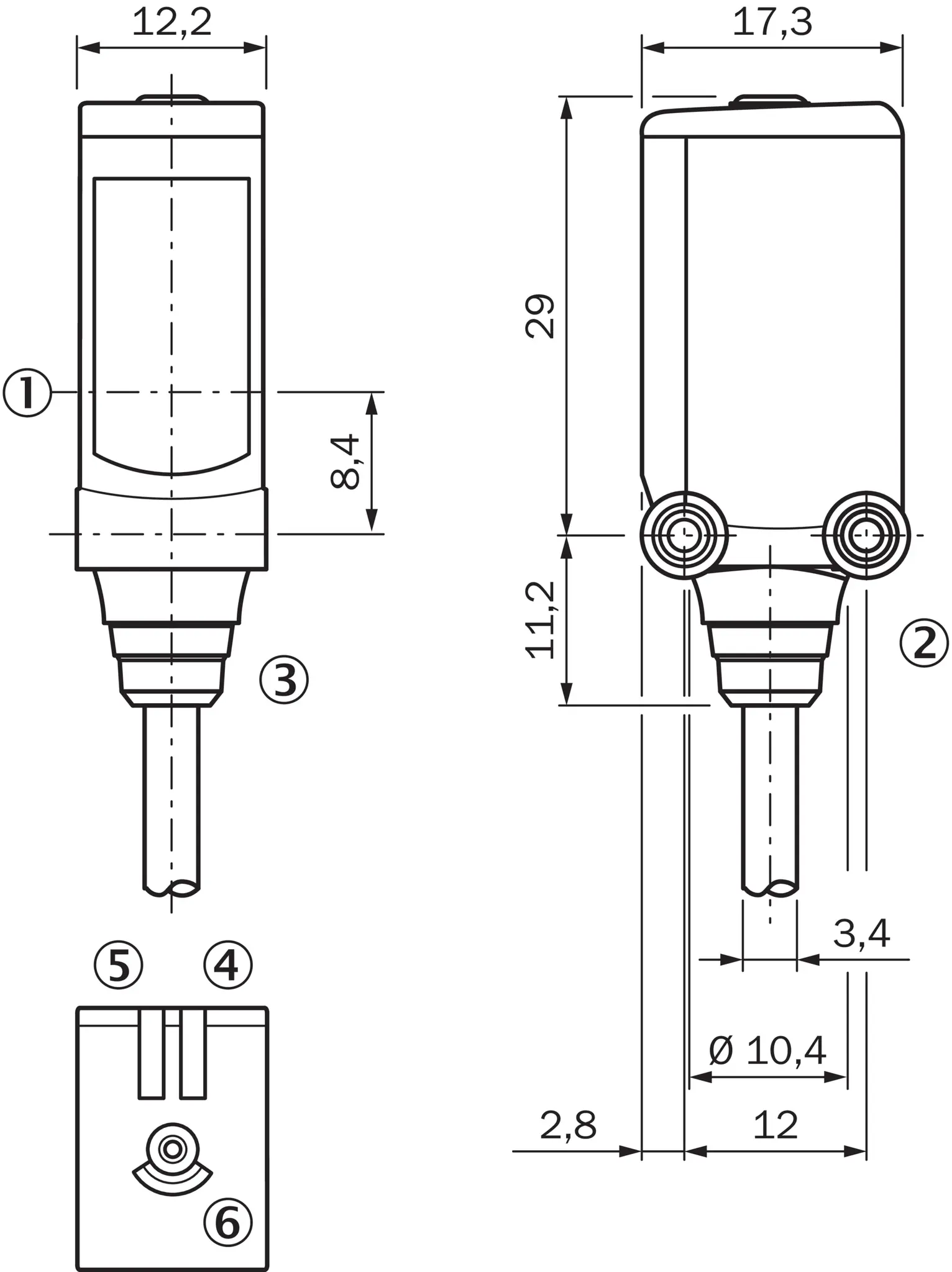 Lichttaster und Lichtschranken, WL4SLGC-3P3052B01