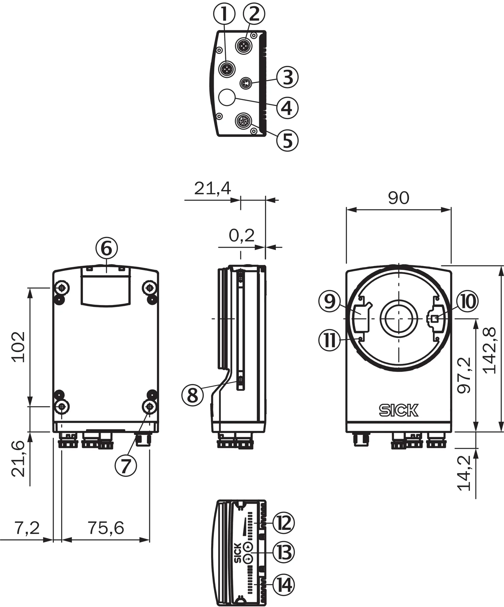 Produktfoto 1 von Industrielle Bildverarbeitung, V2D652P-2MCXXA6