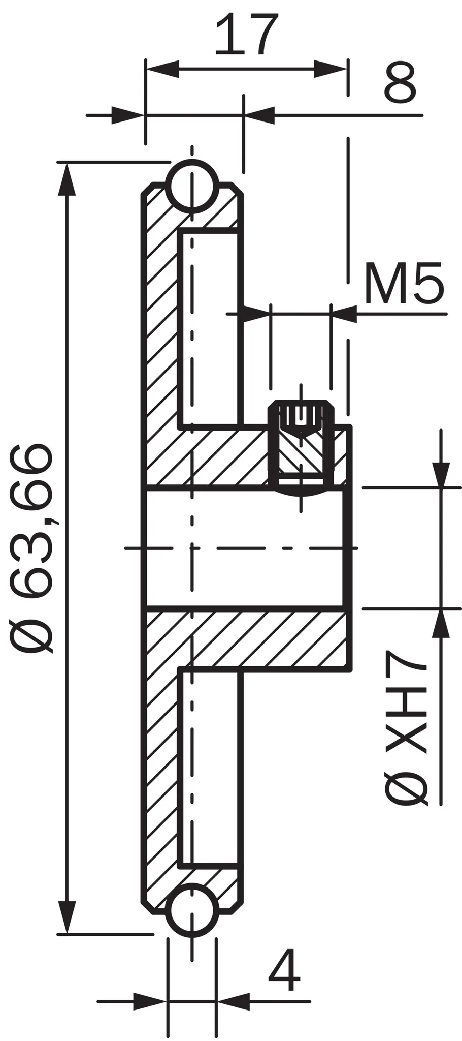 Produktfoto 1 von Messräder und Messradmechaniken, BEF-MR006020R