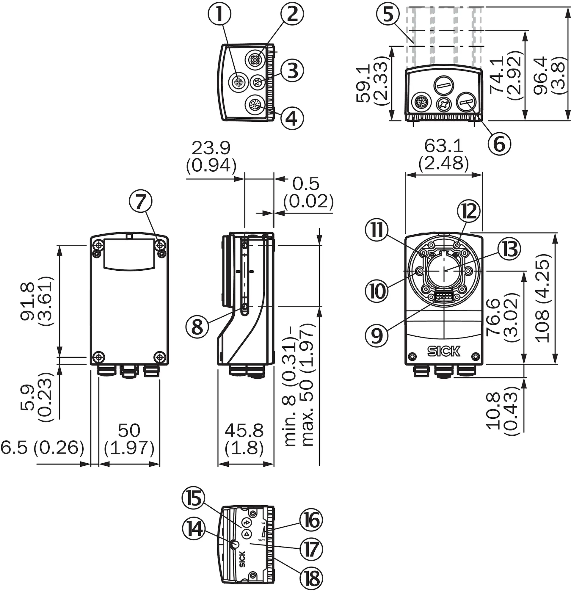 Produktfoto 1 von Industrielle Bildverarbeitung, V2D631P-2MXSXB0