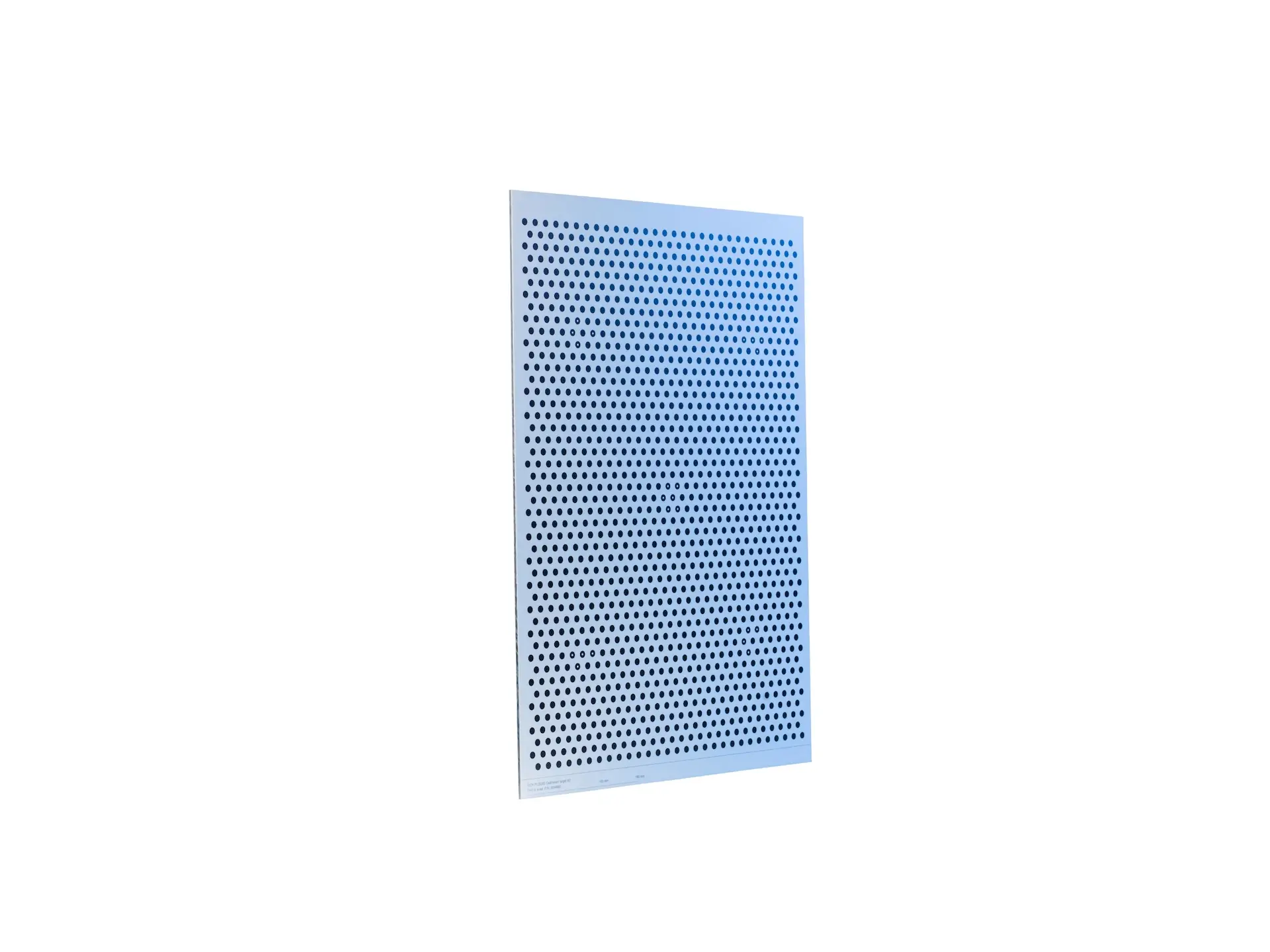 Produktfoto 1 von Inbetriebnahmehilfen und Prüfmittel, PLOC2D Kalibrierplatte im A2 Format