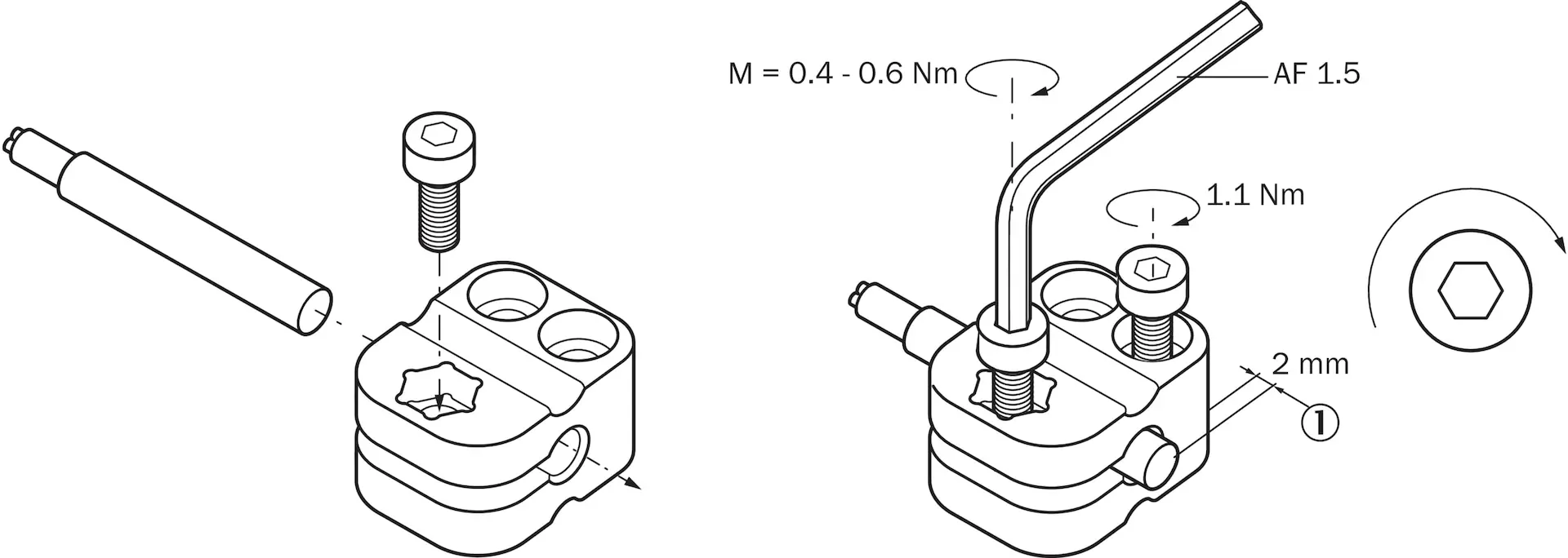 Produktfoto 1 von Befestigungstechnik, BEF-KH-M05