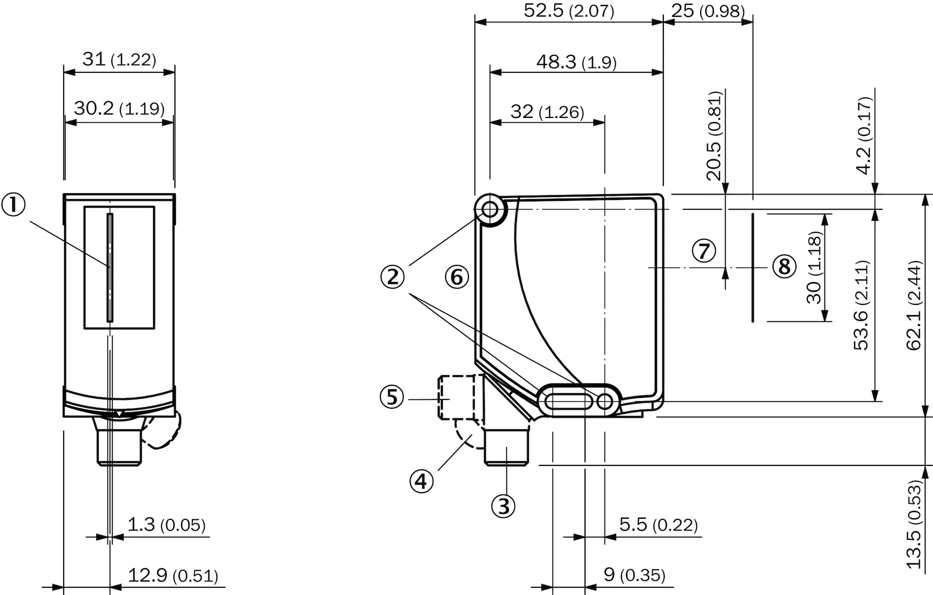 Produktfoto 1 von Array-Sensoren, AS30-PBM314I110ZZZ