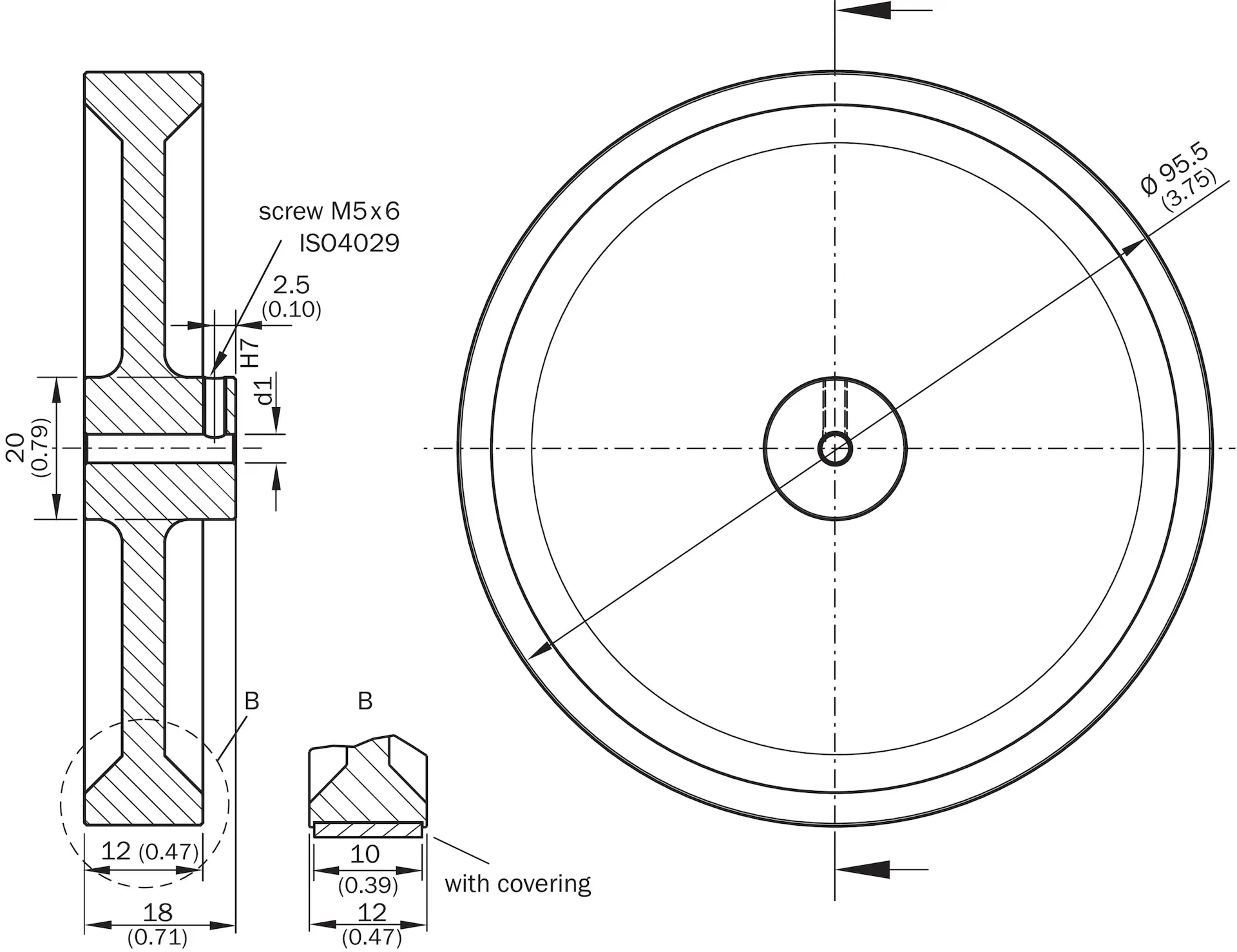 Produktfoto 1 von Messräder und Messradmechaniken, BEF-MR10300APG