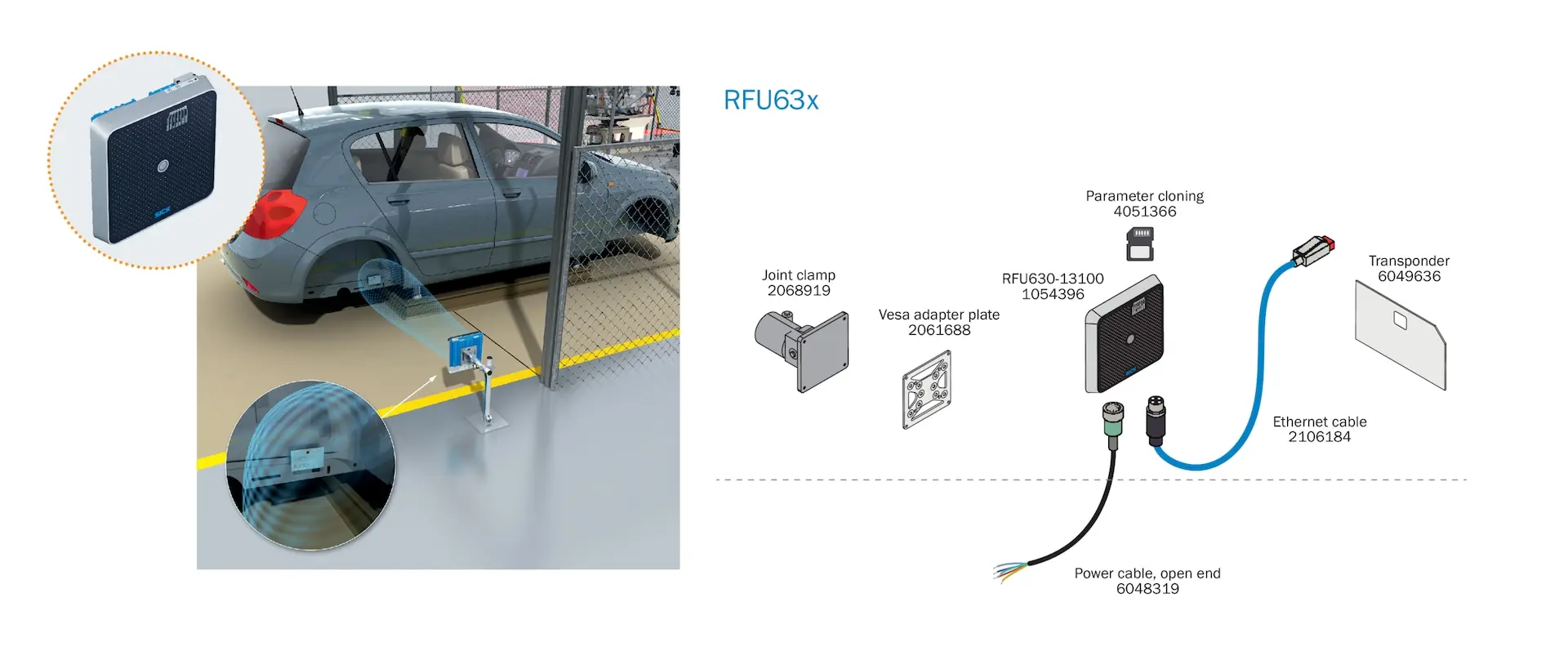 Produktfoto 1 von RFID, RFU630-04100