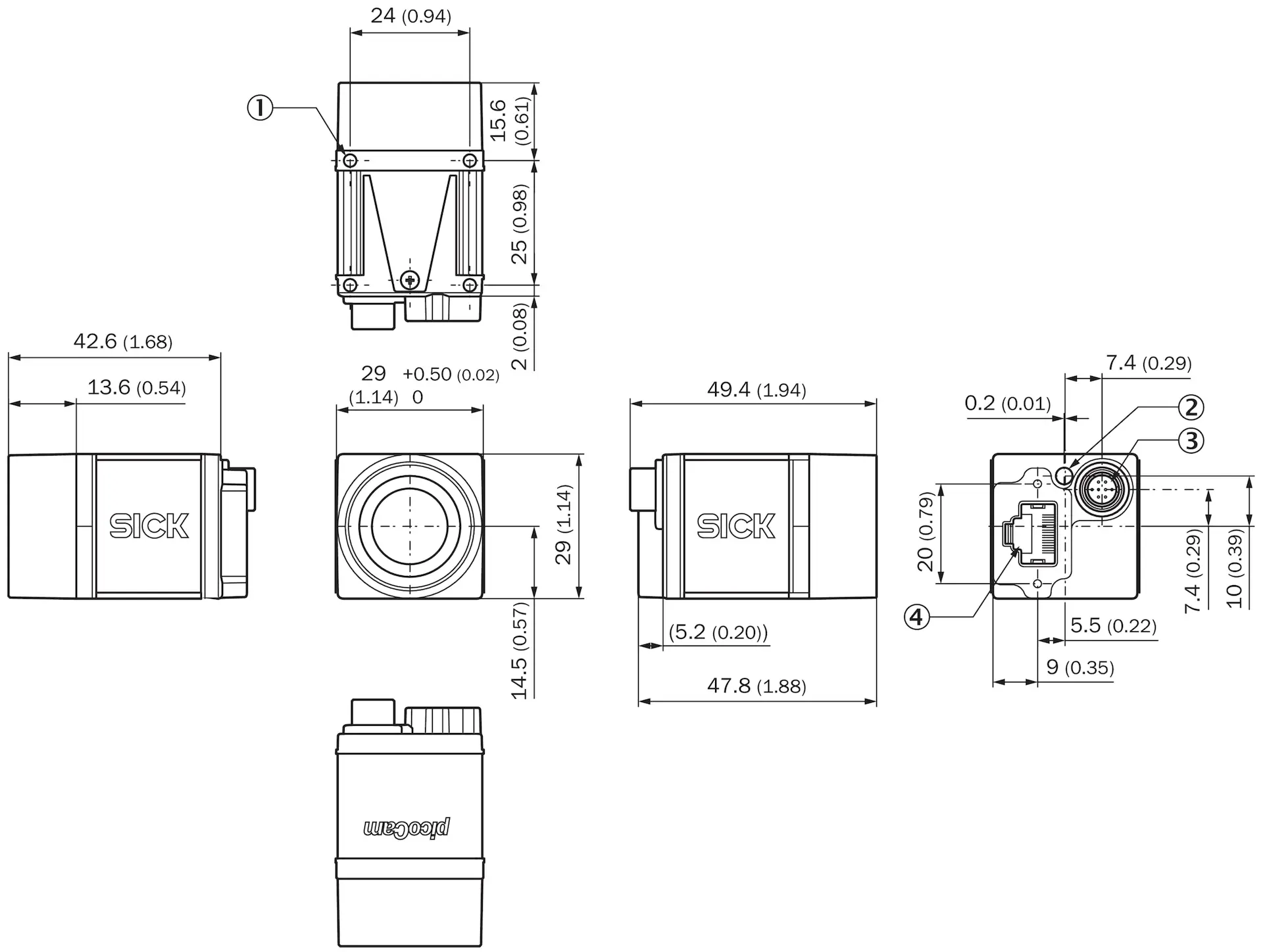 Produktfoto 1 von Industrielle Bildverarbeitung, I2D305M-2RCA11