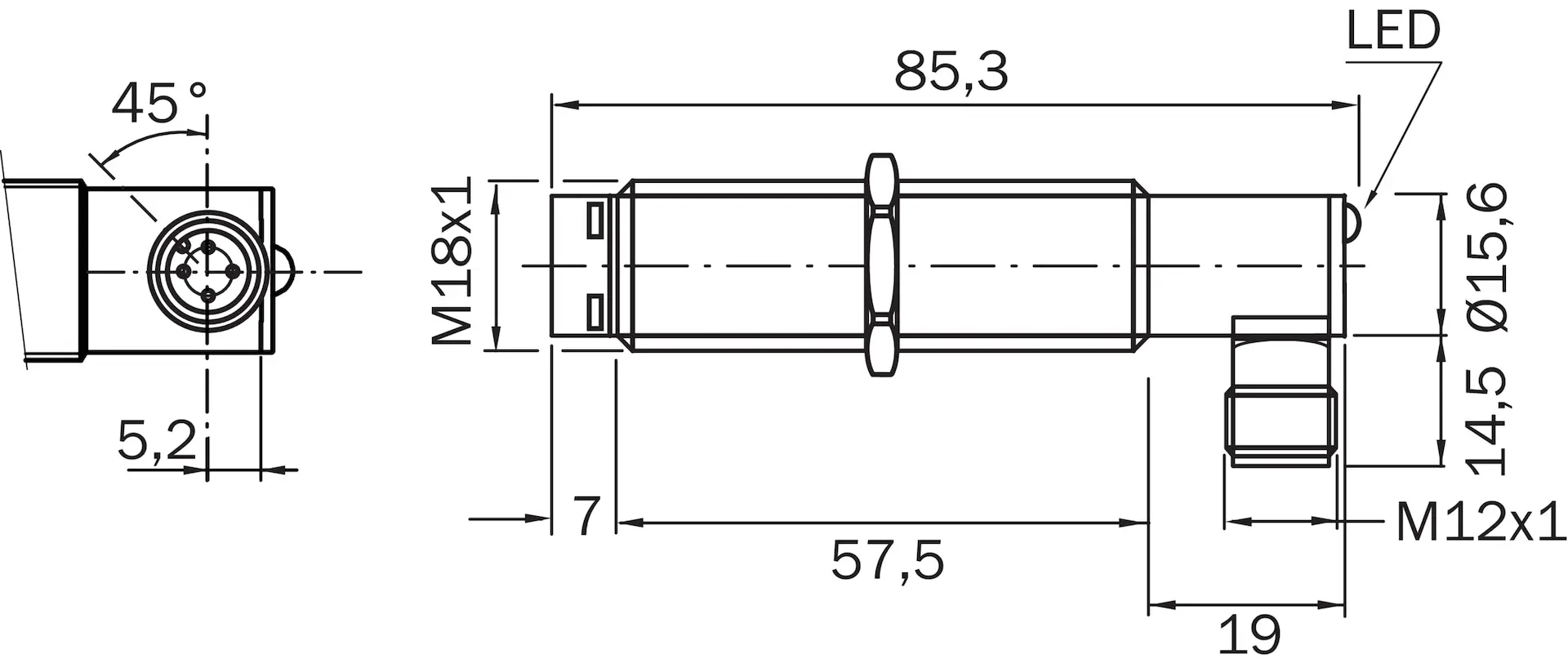 Produktfoto 1 von Sicherheitslichtschranken, L21S-21KA2A