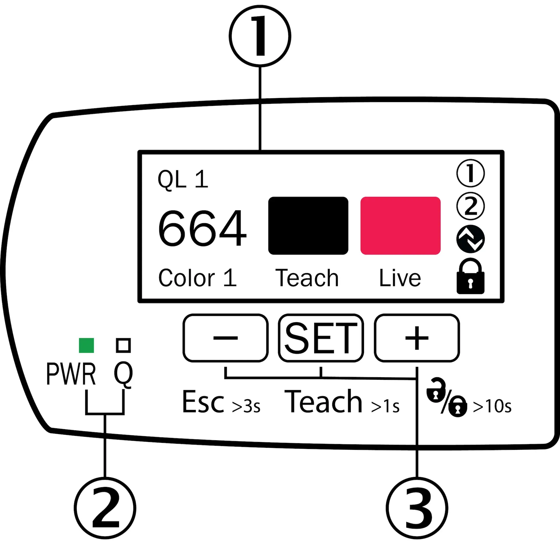 Produktfoto 1 von Farbsensoren, CSS-WBGAD4115AA10Z
