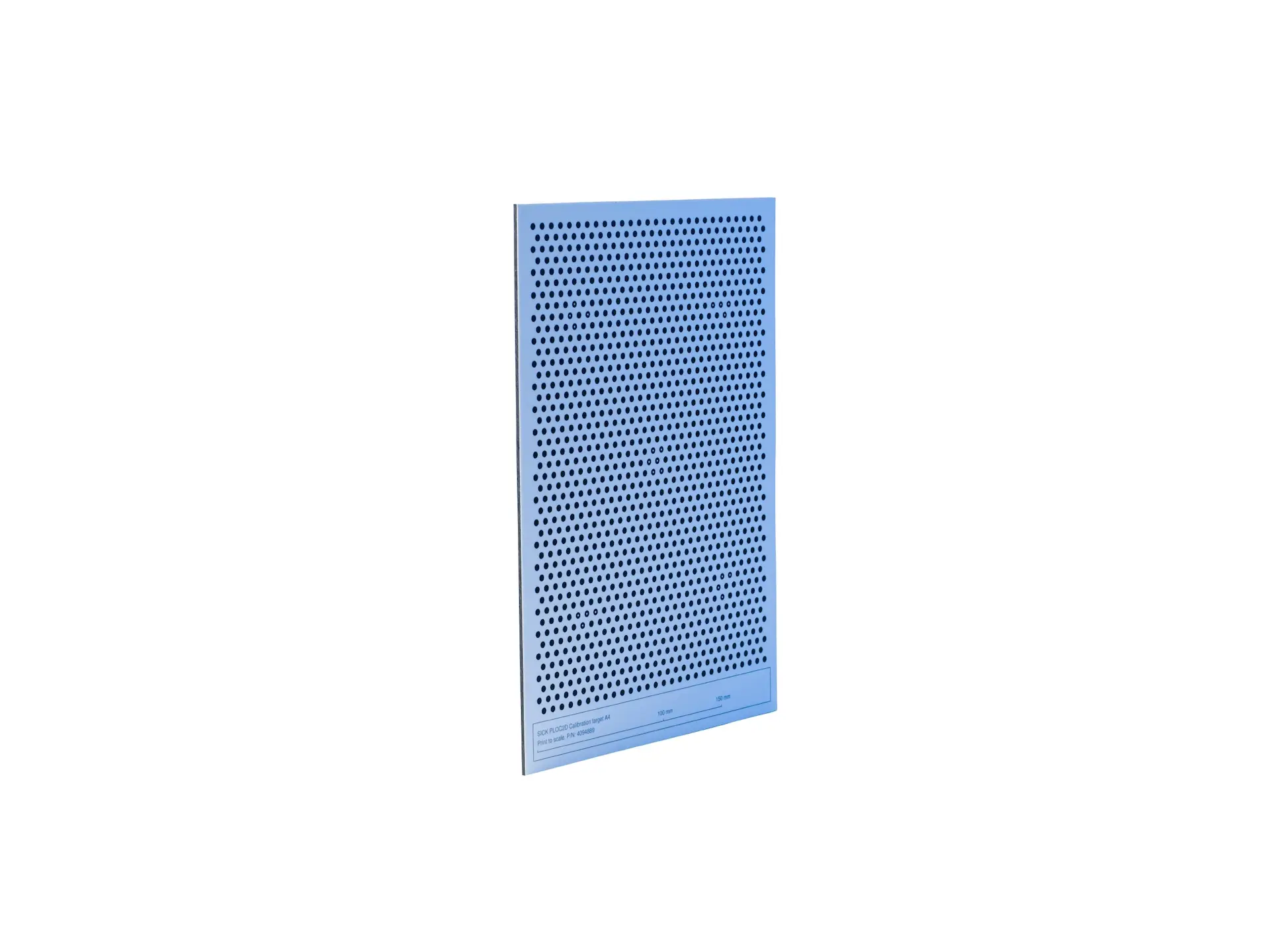 Produktfoto 1 von Inbetriebnahmehilfen und Prüfmittel, PLOC2D Kalibrierplatte im A4 Format
