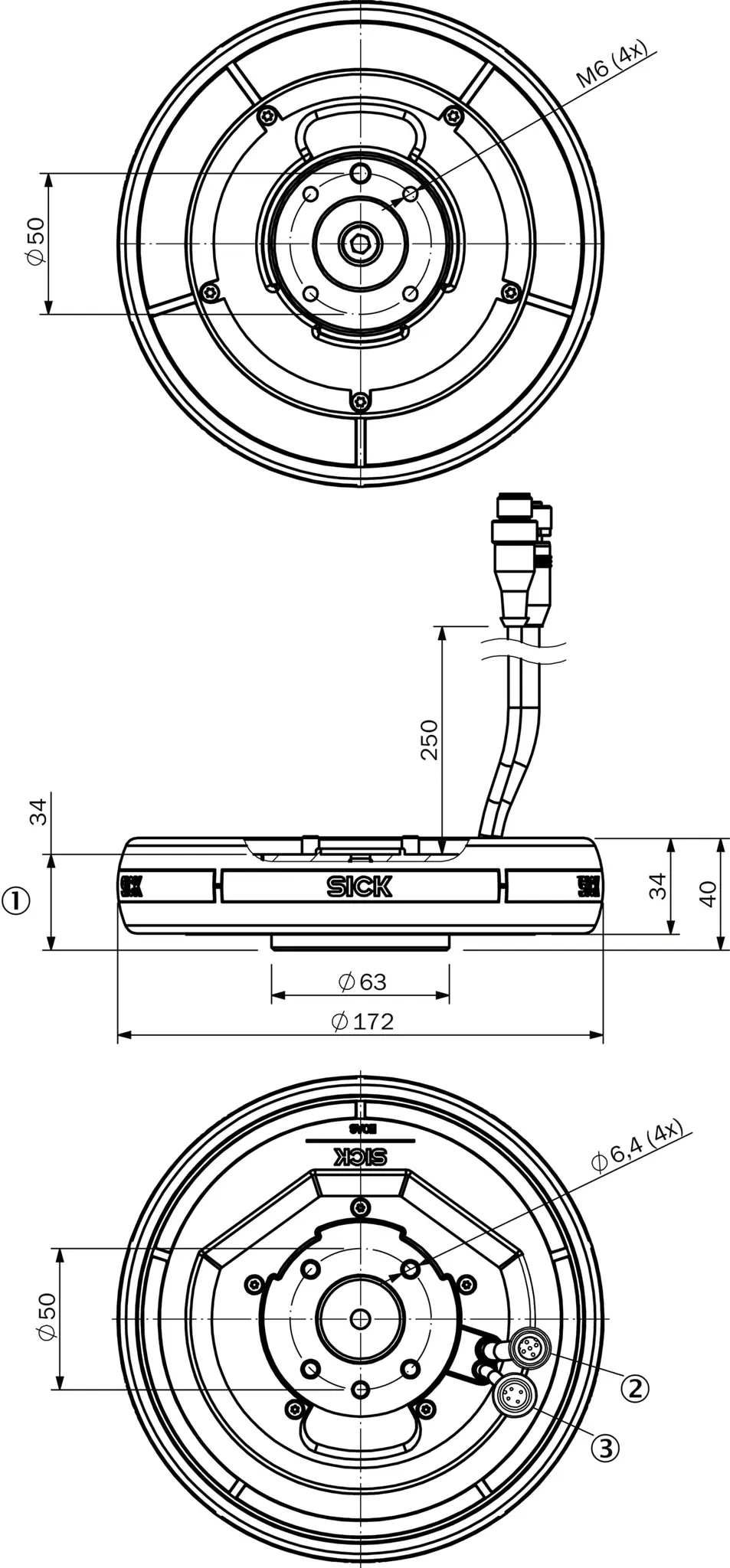 Produktfoto 1 von Sicherheitssysteme, EOAS170T-1A040AZA1