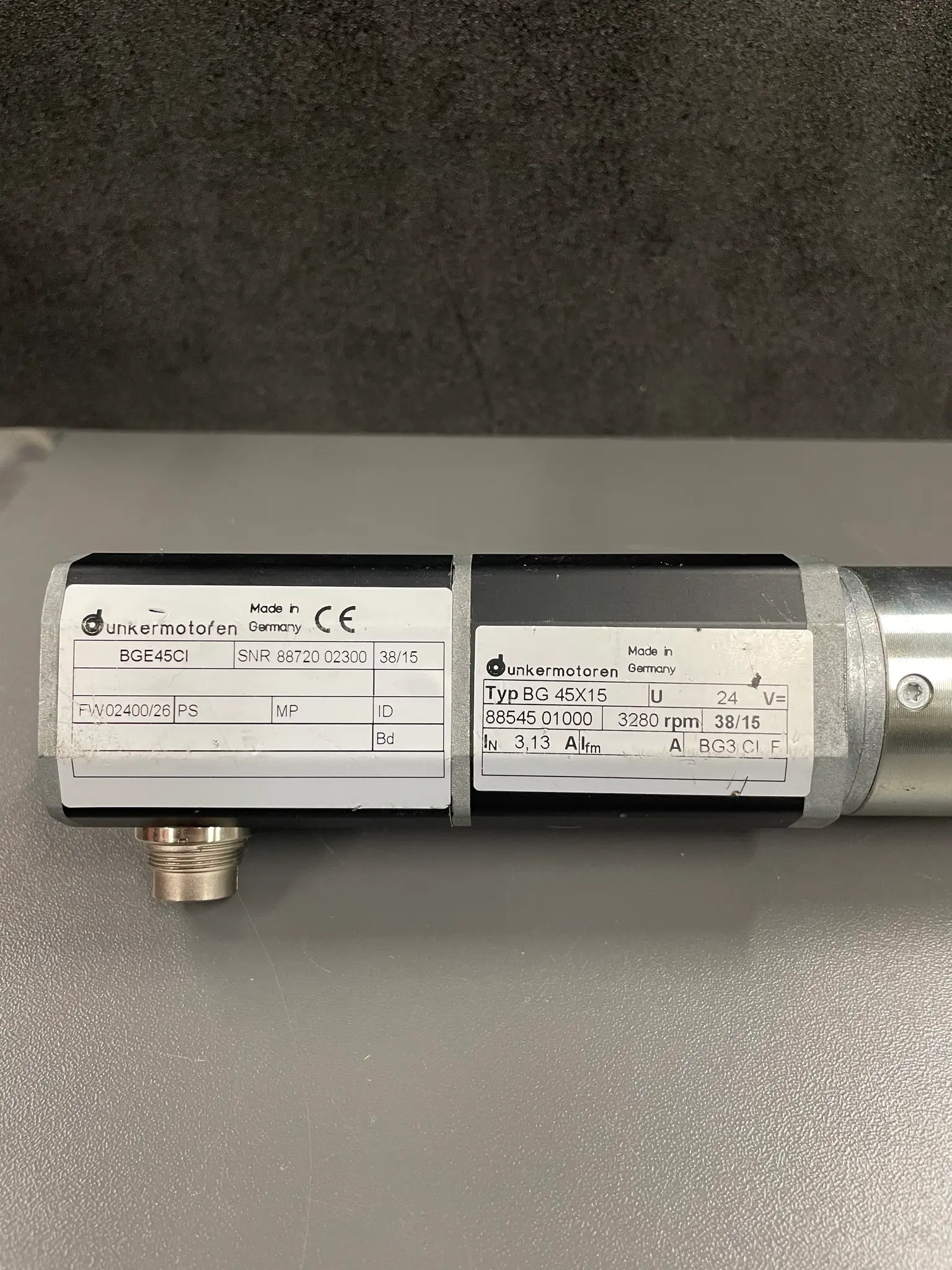 Produktfoto 1 von Motor BG 45 X 15 3280 rpm
