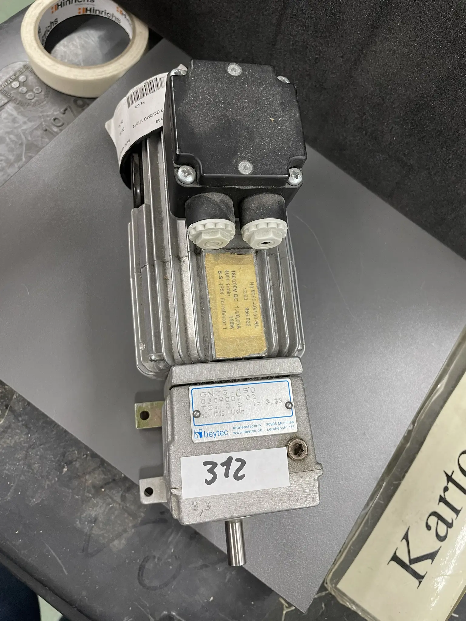 Getriebemotor GN23-150 n2 = 1212 U/min