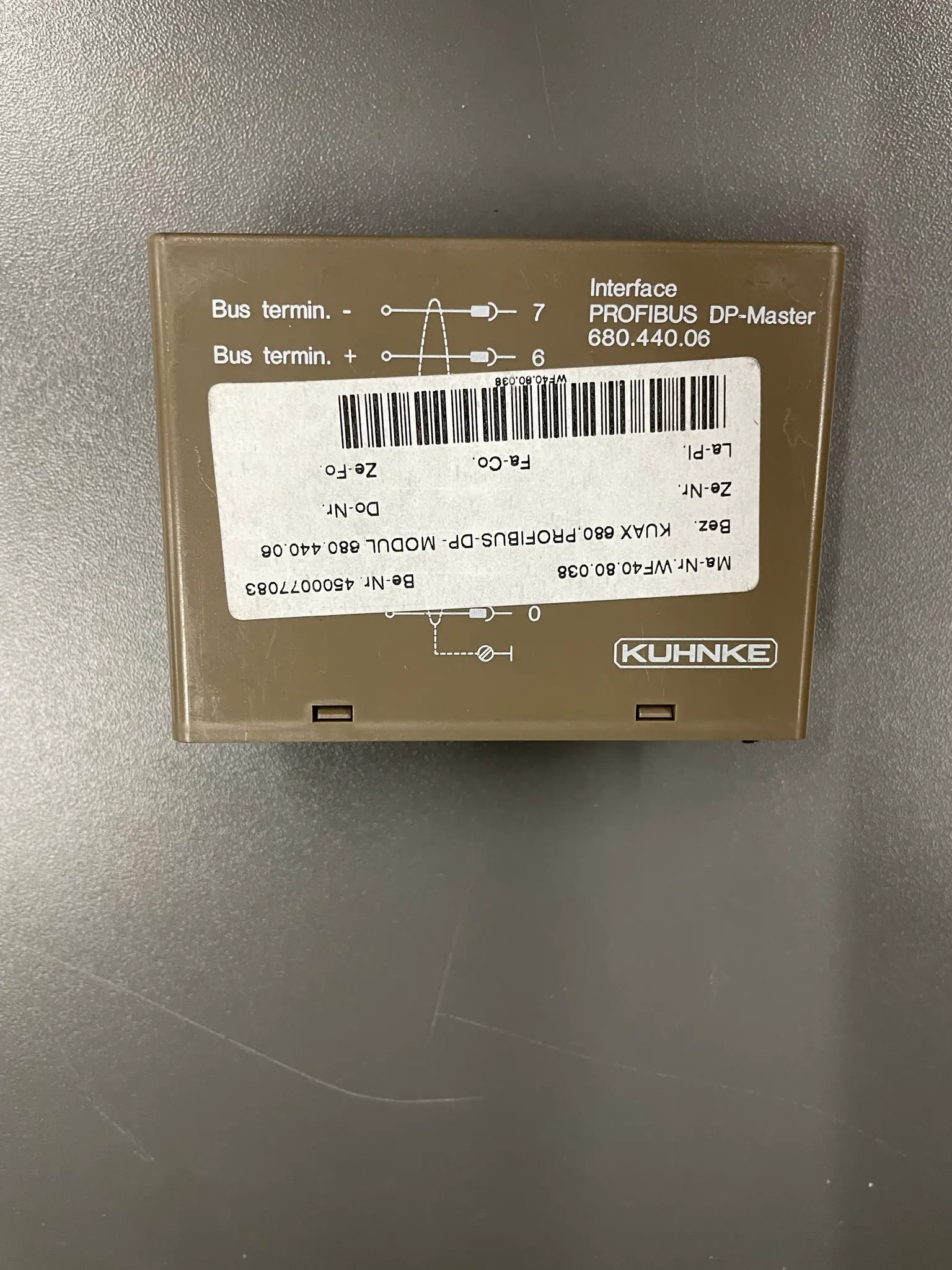 Produktfoto 1 von KUAX 680 Profibus-DP-Modul